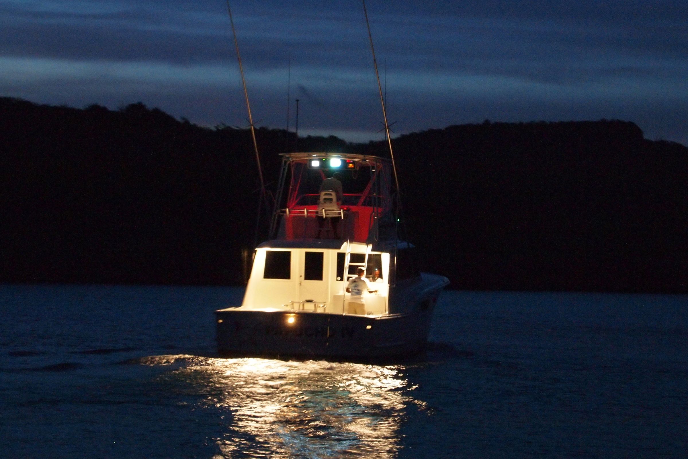 Casting Off For Night Fishing in Curacao